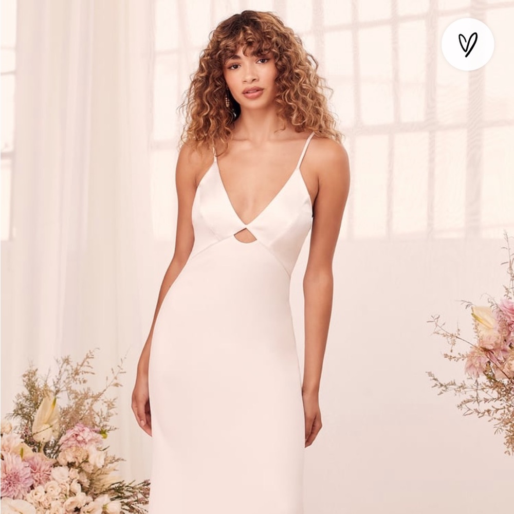 Lulus White Sleeveless Maxi Dress | NWT | size XS | wedding dress